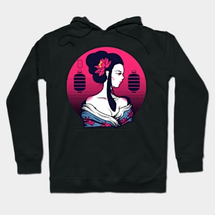 Geisha Lotus Hoodie